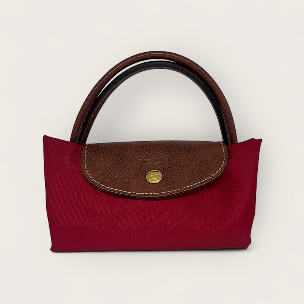Bolsa Longchamp Pequena Tote Bag Le Pliage Vermelha - Image 3