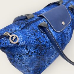 Bolsa Longchamp Grande Tote Bag Le Pliage Cobra Azul - Image 3