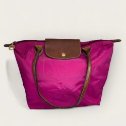 Bolsa Longchamp Média Tote Bag Le Pliage Rosa