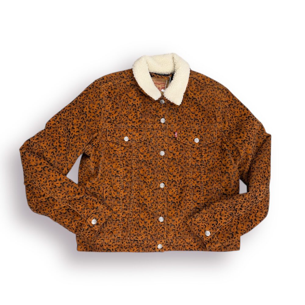 Jaqueta Trucker Levi's Leopardo Sherpa, G