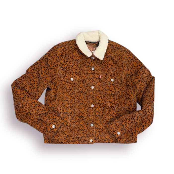 Jaqueta Trucker Levi's Leopardo Sherpa, G