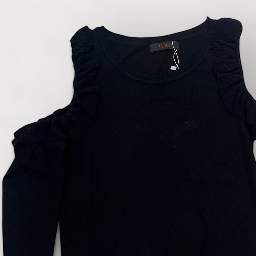 Blusa Tricot Babados Animale, P - Image 2