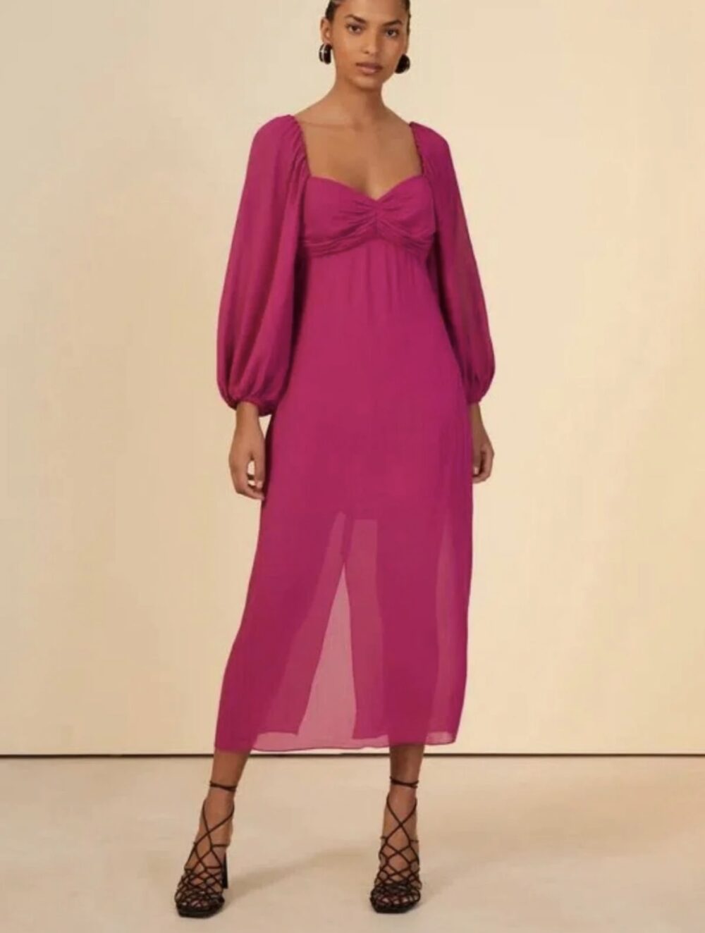 Vestido Seda Animale, PP