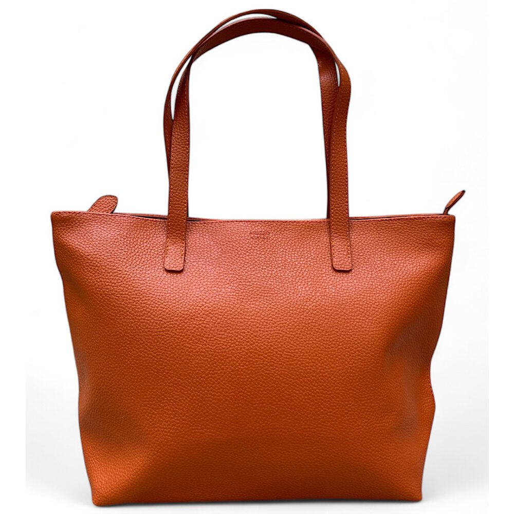 Bolsa Arezzo Shopping Laranja Mercato Grande - Imagem 2