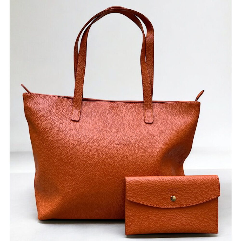 Bolsa Arezzo Shopping Laranja Mercato Grande