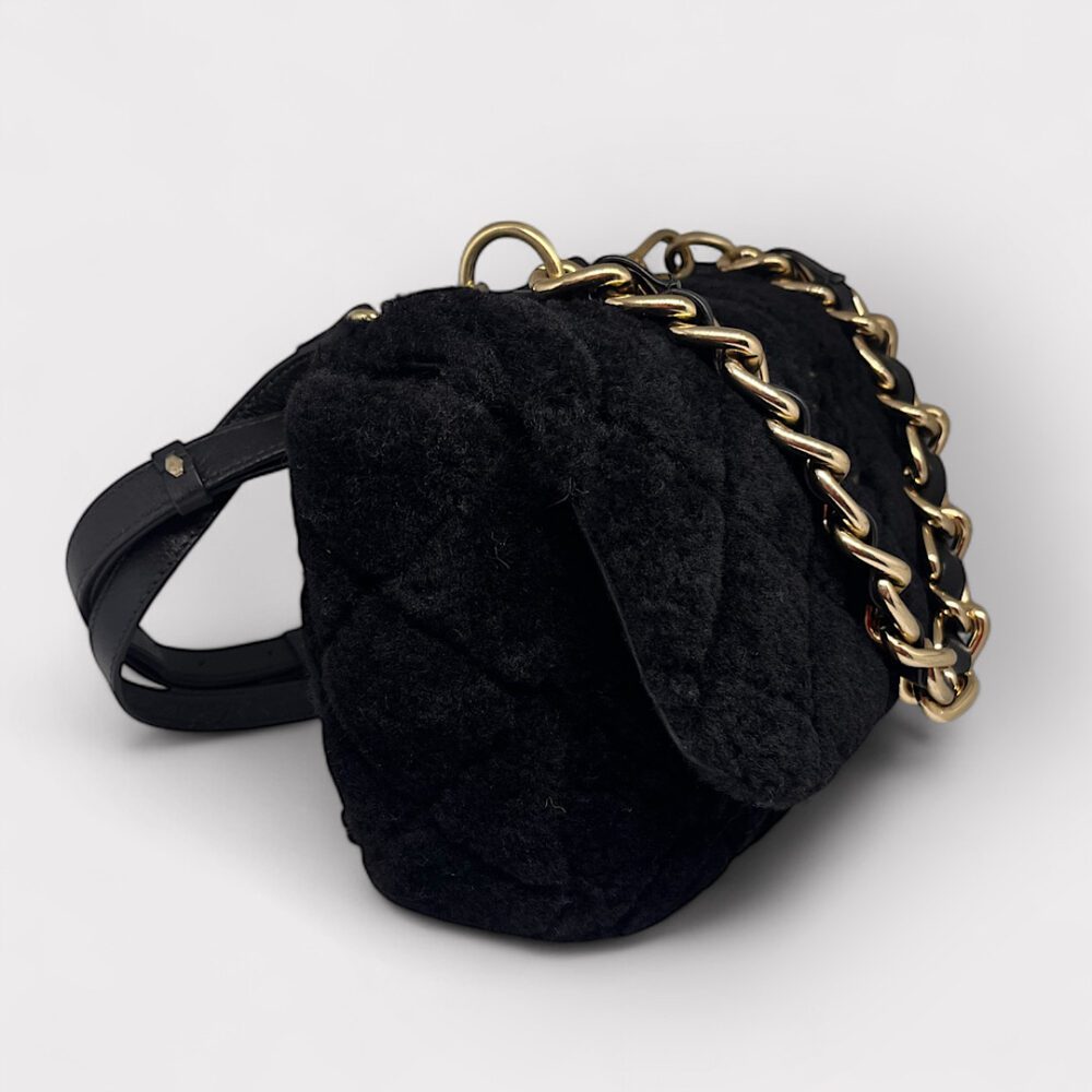 Bolsa Capodarte Couro Pêlo Matelasse - Image 2